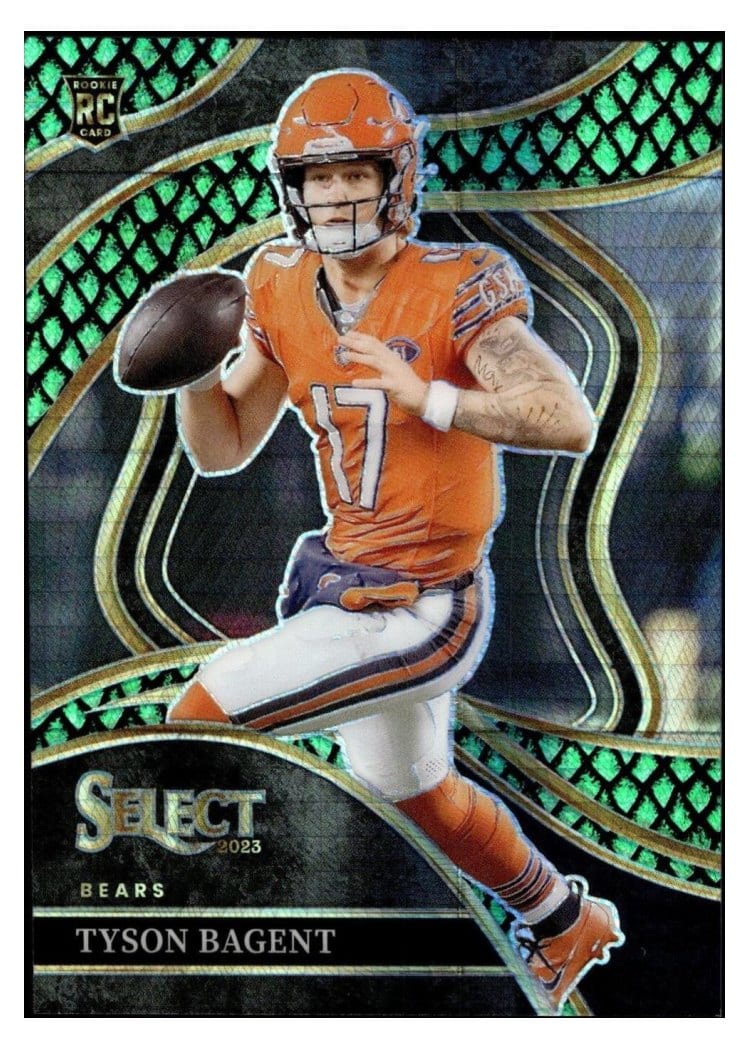 2023 Panini Select Base Set Tyson Bagent #208 card