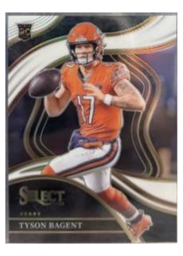 2023 Panini Select Base Set Tyson Bagent #208 card