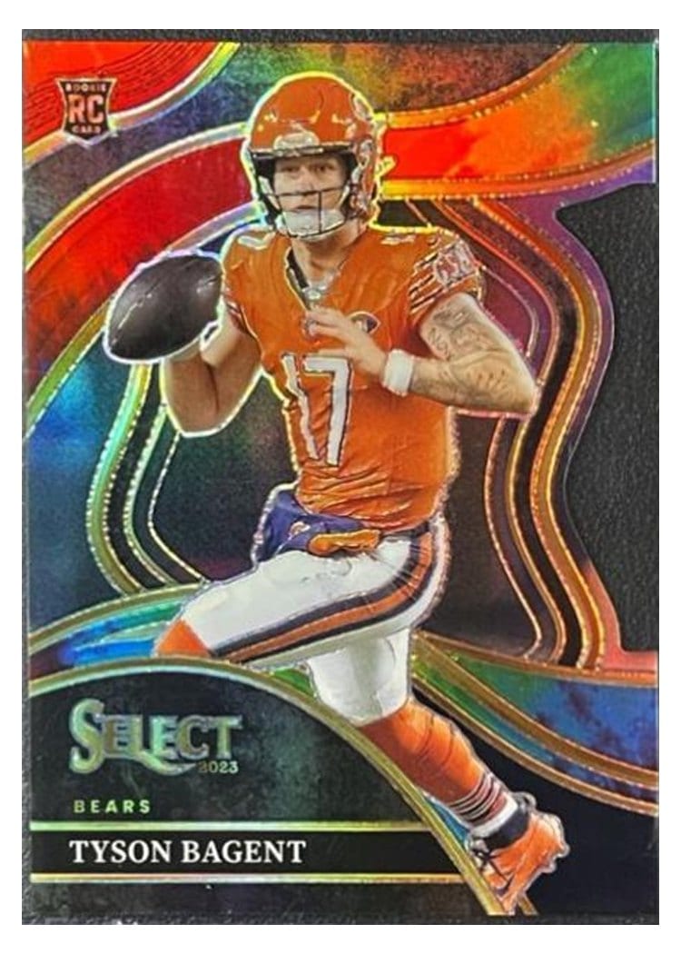 2023 Panini Select Base Set Tyson Bagent #208 card