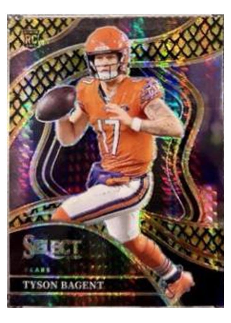 2023 Panini Select Base Set Tyson Bagent #208 card