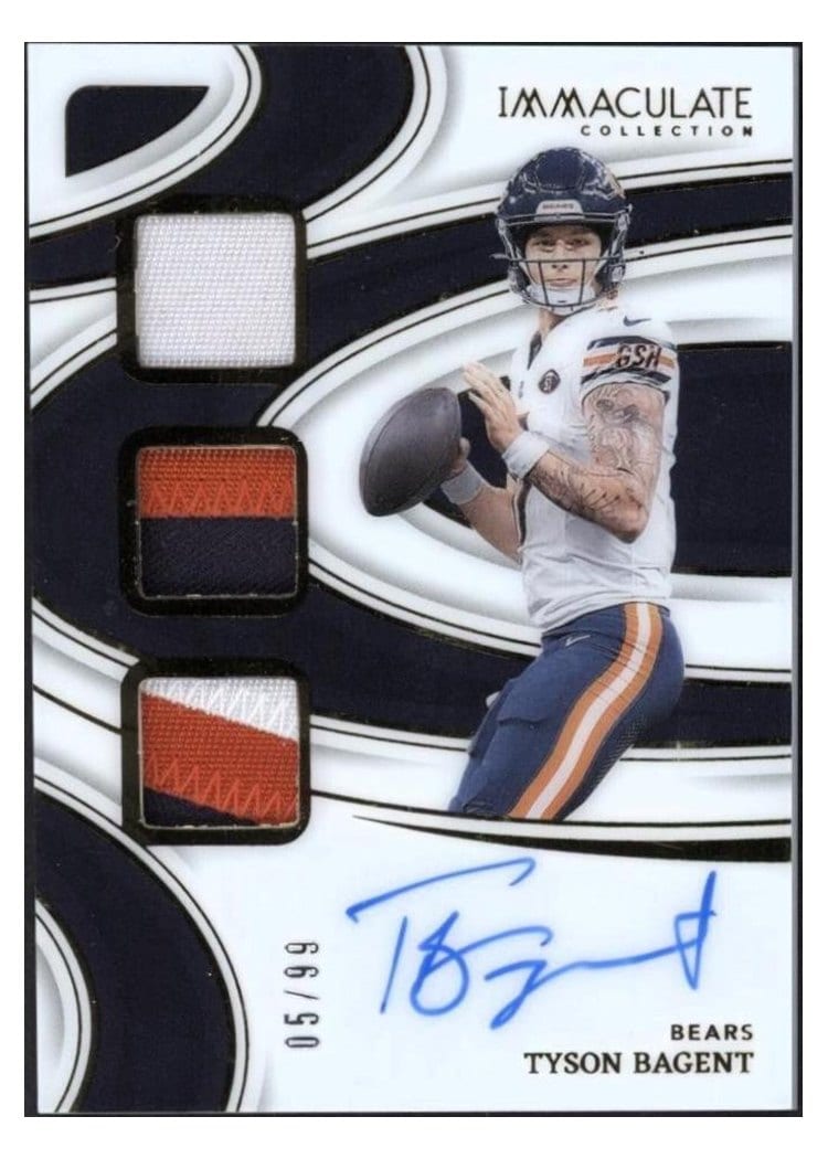 2024 Panini Immaculate Collection Immaculate Players Collection Autographs Tyson Bagent #26 card