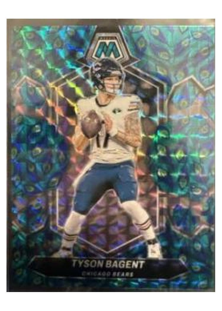 2024 Panini Mosaic Base Set Tyson Bagent Peacock Choice #36 card