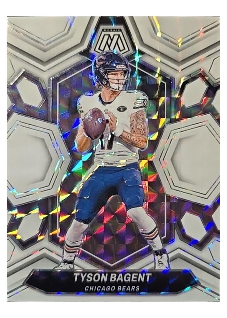 2024 Panini Mosaic Base Set Tyson Bagent #36 card
