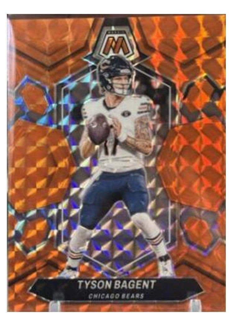 2024 Panini Mosaic Base Set Tyson Bagent Orange #36 card