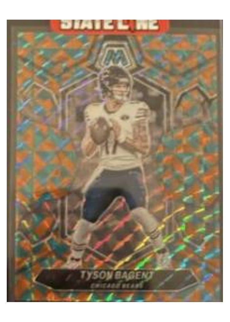 2024 Panini Mosaic Base Set Tyson Bagent Tessellation #36 card