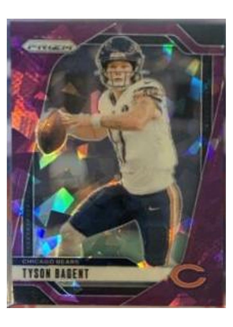 2024 Panini Prizm Base Set Tyson Bagent #46 card