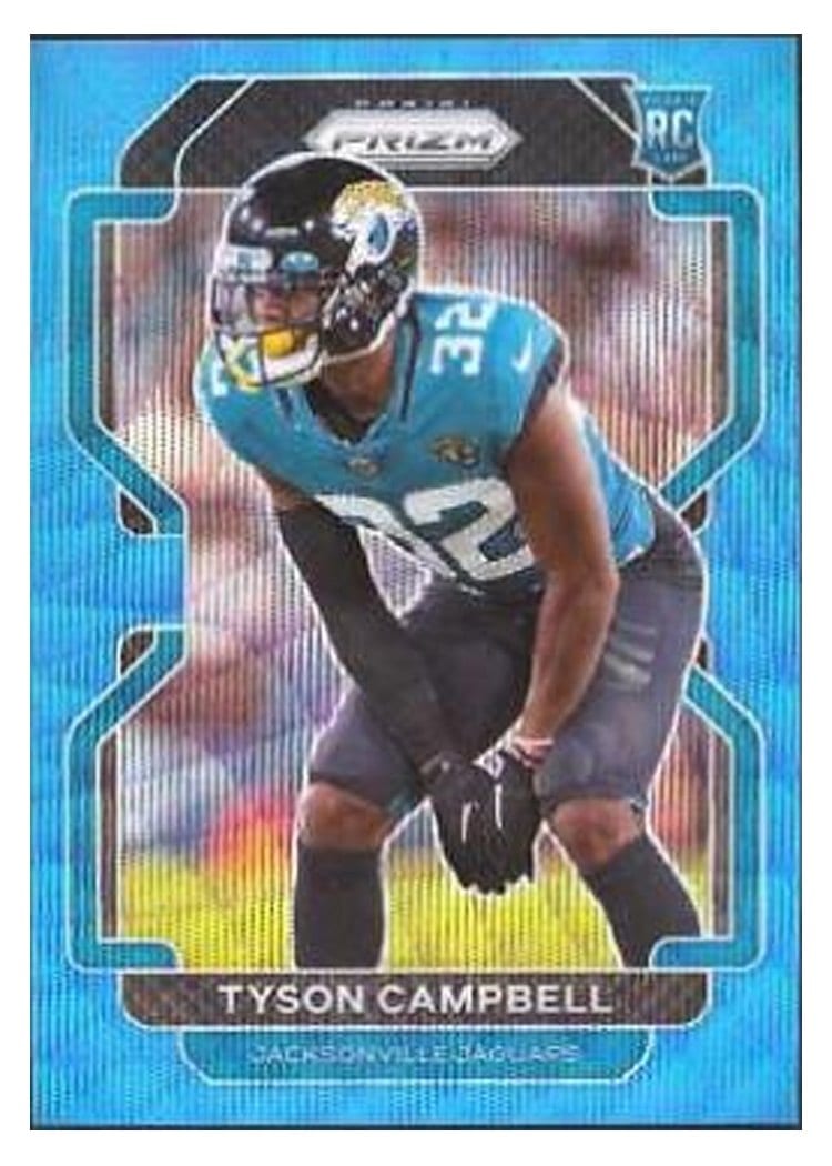 2021 Panini Prizm Base Set Tyson Campbell #384 card