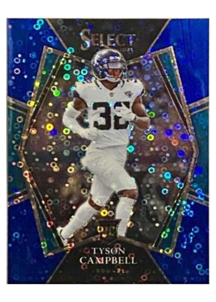 2021 Panini Select Base Set Tyson Campbell Blue Disco #189 card
