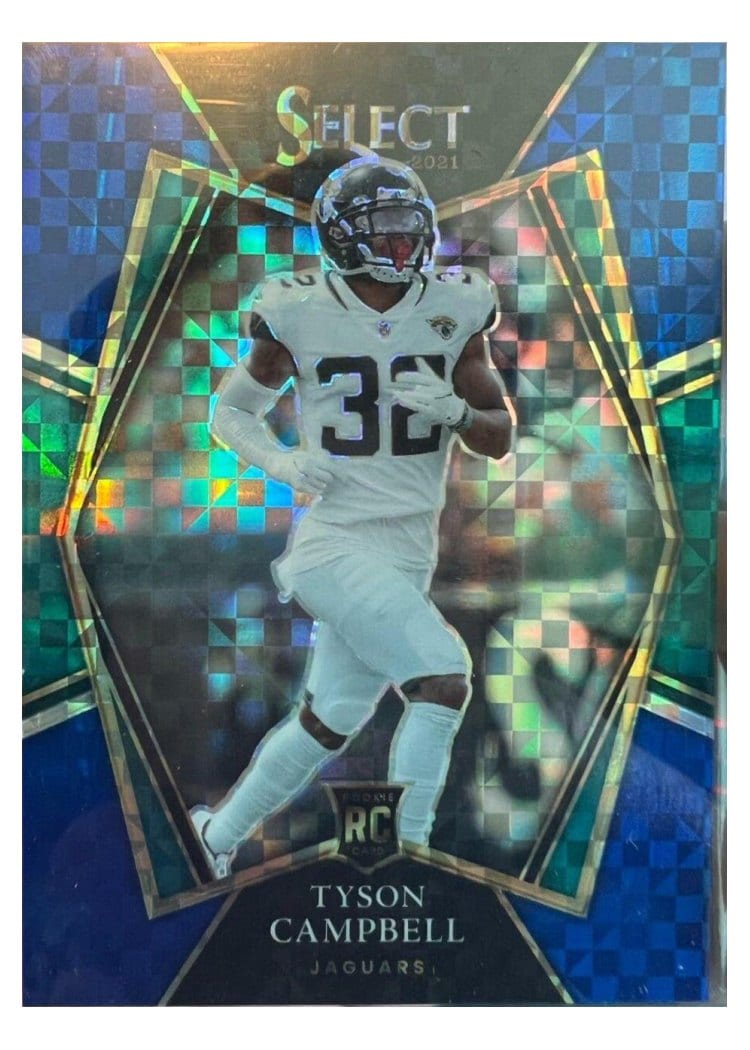 2021 Panini Select Base Set Tyson Campbell Blue #189 card