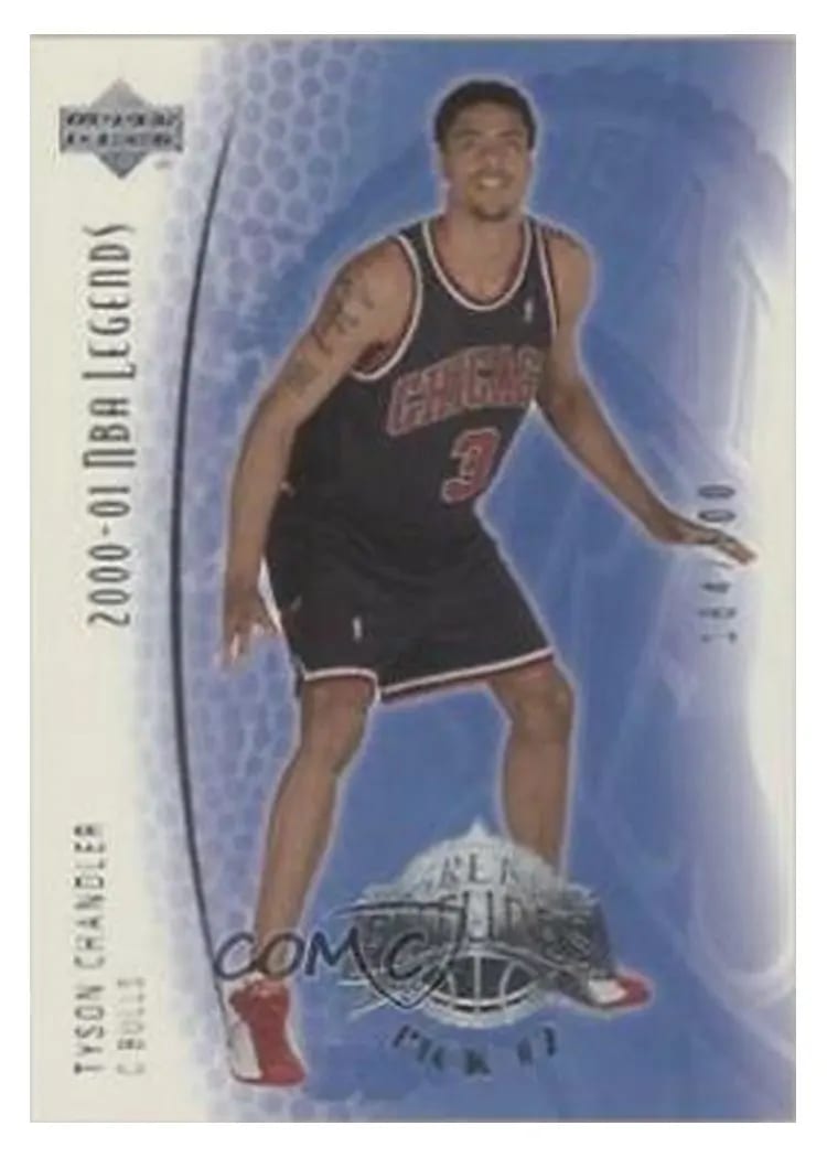2000 Upper Deck Legends Tyson Chandler #131 card