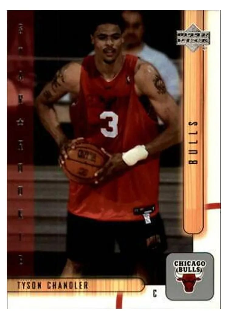 2001 Upper Deck Tyson Chandler #221 card