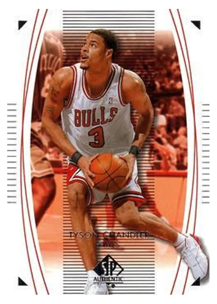 2003 SP Authentic Tyson Chandler #9 card