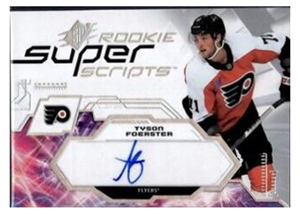 2023-24 SPx Rookie Superscripts Tyson Foerster #SSR-TF card