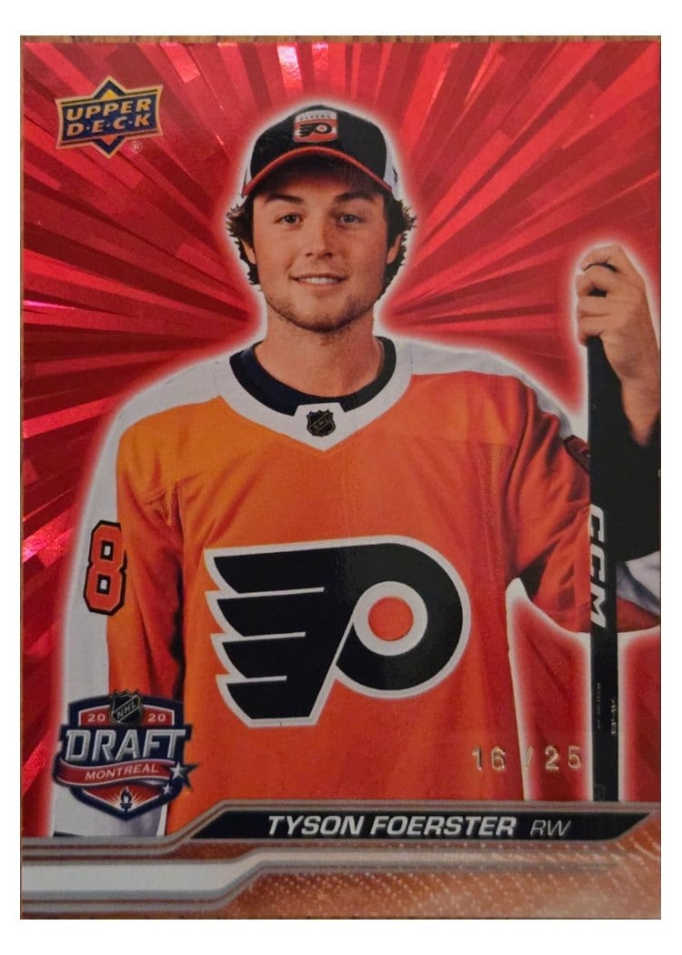2023-24 Upper Deck Base Set Tyson Foerster #733 card