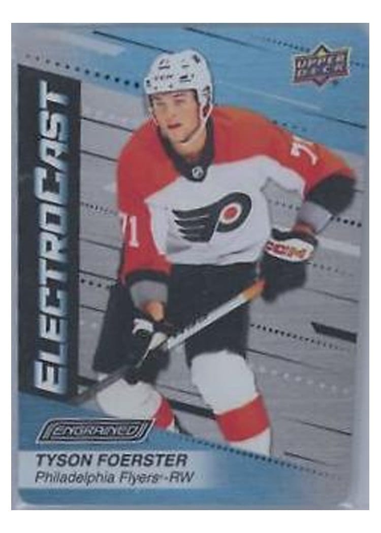 2023-24 Upper Deck Engrained ElectroCast Metal Tyson Foerster #EC-50 card