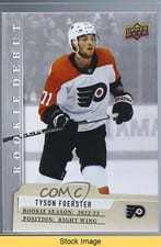 2023-24 Upper Deck Rookie Debut Base Set Tyson Foerster #7 card