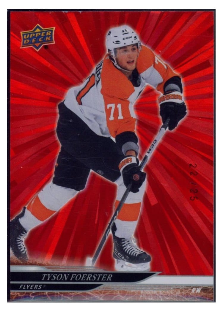 2024-25 Upper Deck Base Set Tyson Foerster #137 card