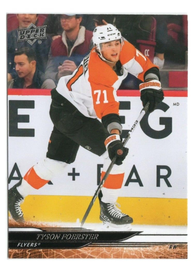 2024-25 Upper Deck Base Set Tyson Foerster #137 card