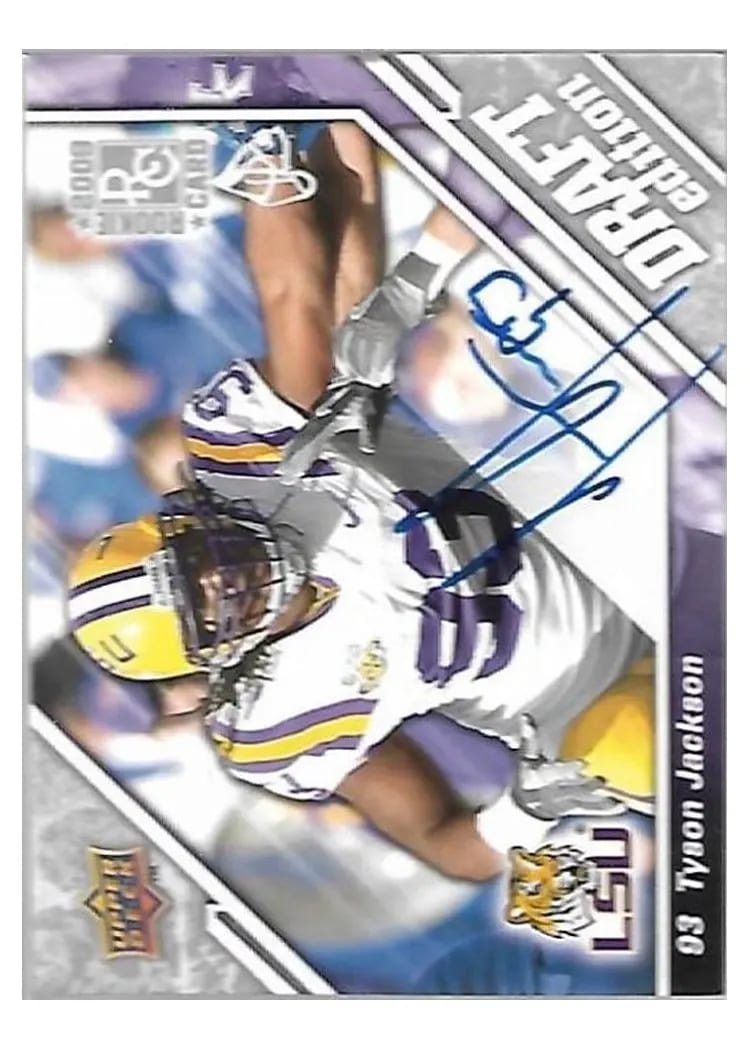 2009 Upper Deck Draft Edition Tyson Jackson #54 card