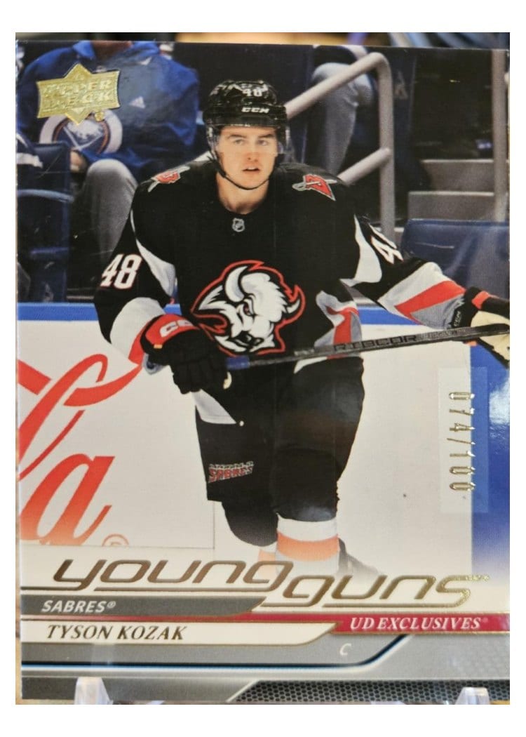 2024-25 Upper Deck Base Set Tyson Kozak #715 card