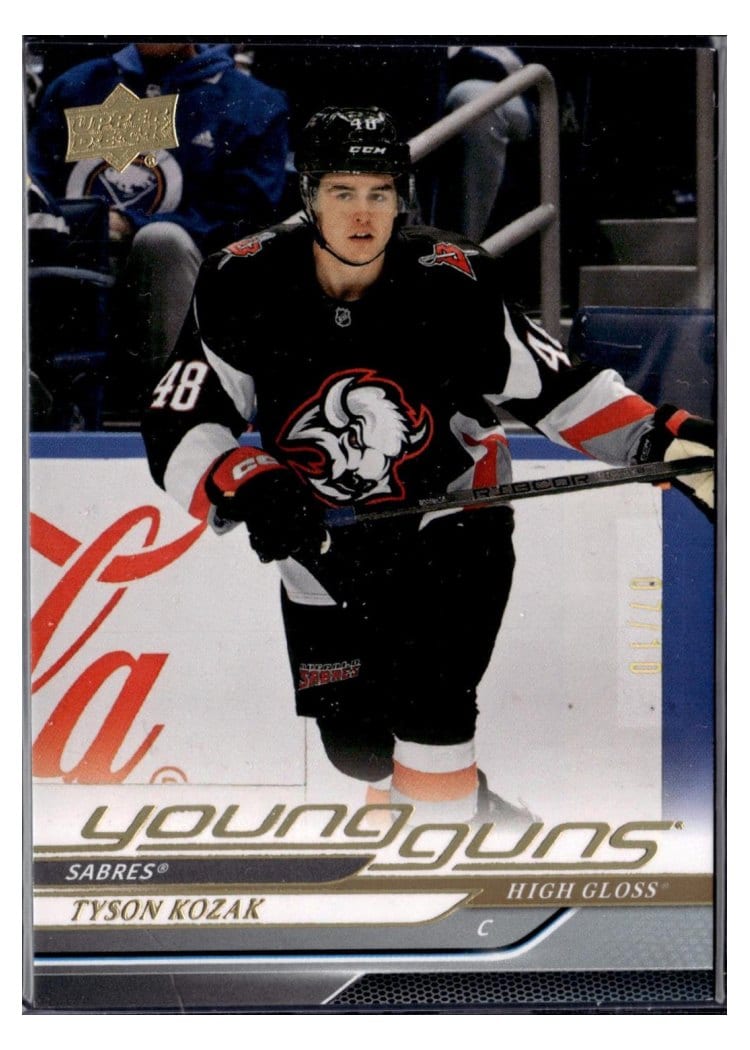 2024-25 Upper Deck Base Set Tyson Kozak #715 card