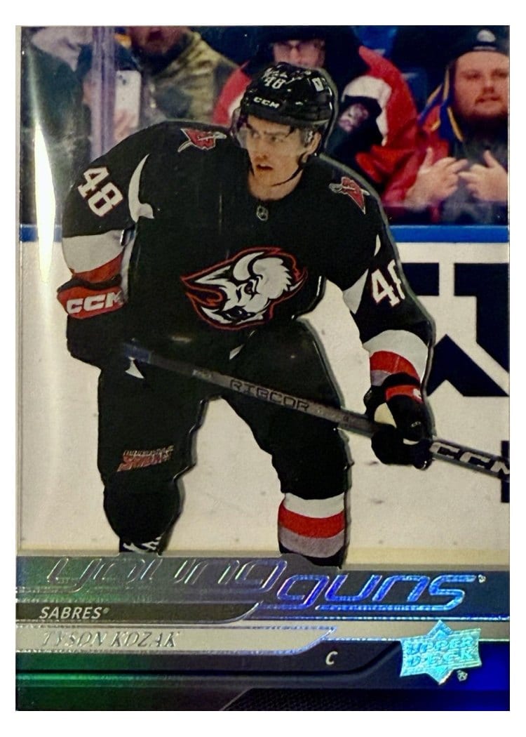 2024-25 Upper Deck Base Set Tyson Kozak #715 card