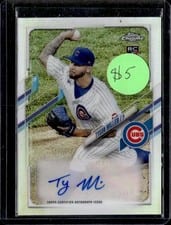 2021 Topps Chrome Update Autograph Tyson Miller #CUSA-TM card