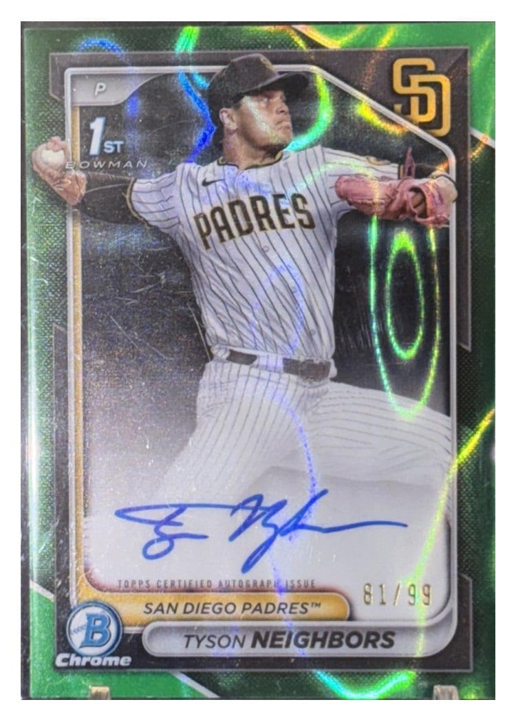 2024 Bowman Draft Chrome Prospect Autographs Tyson Neighbors #CPA-TN card