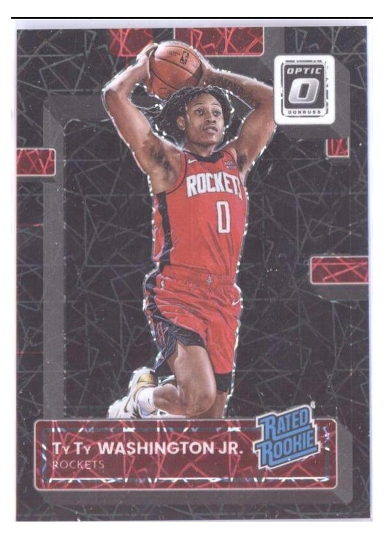2022-23 Donruss Optic Base Set TyTy Washington Jr. #231 card