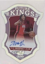 2022-23 Panini Crown Royale Future Kings Signatures TyTy Washington Jr #FKS-TYW card