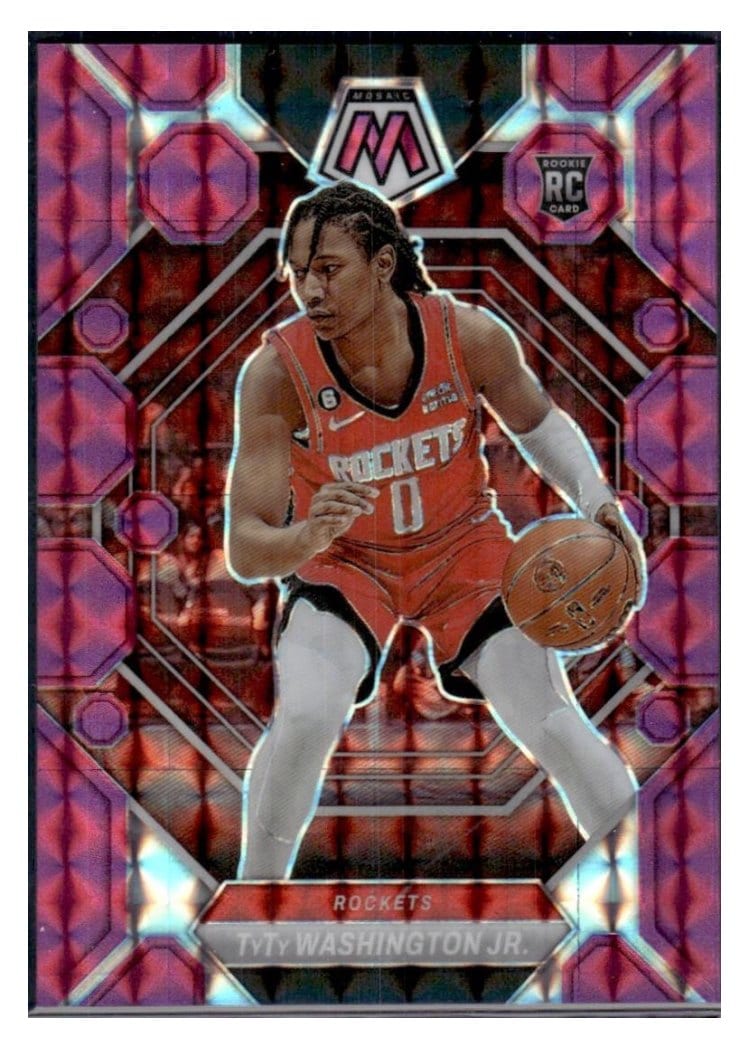 2022-23 Panini Mosaic Base Set TyTy Washington Jr #205 card