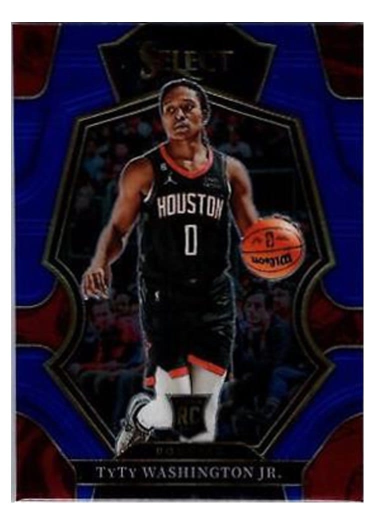 2022-23 Panini Select Base Set TyTy Washington Jr. Blue Retail #168 card