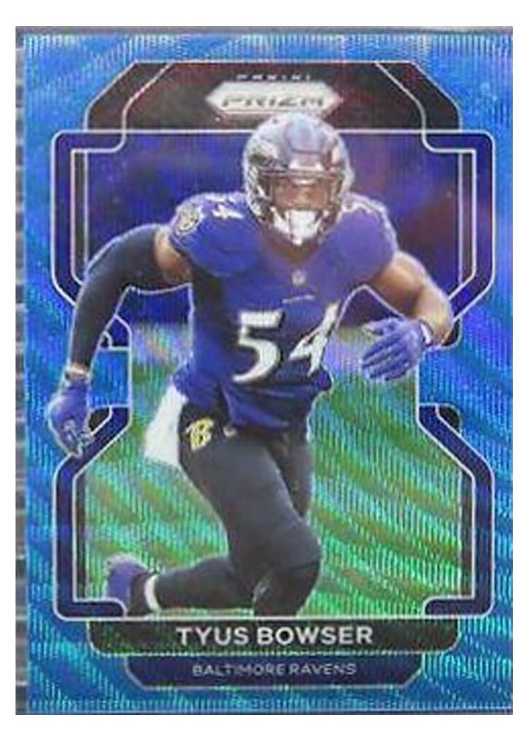 2021 Panini Prizm Base Set Tyus Bowser #286 card