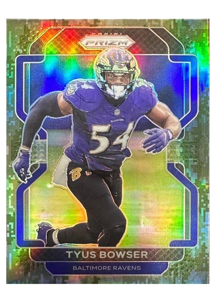 2021 Panini Prizm Base Set Tyus Bowser #286 card