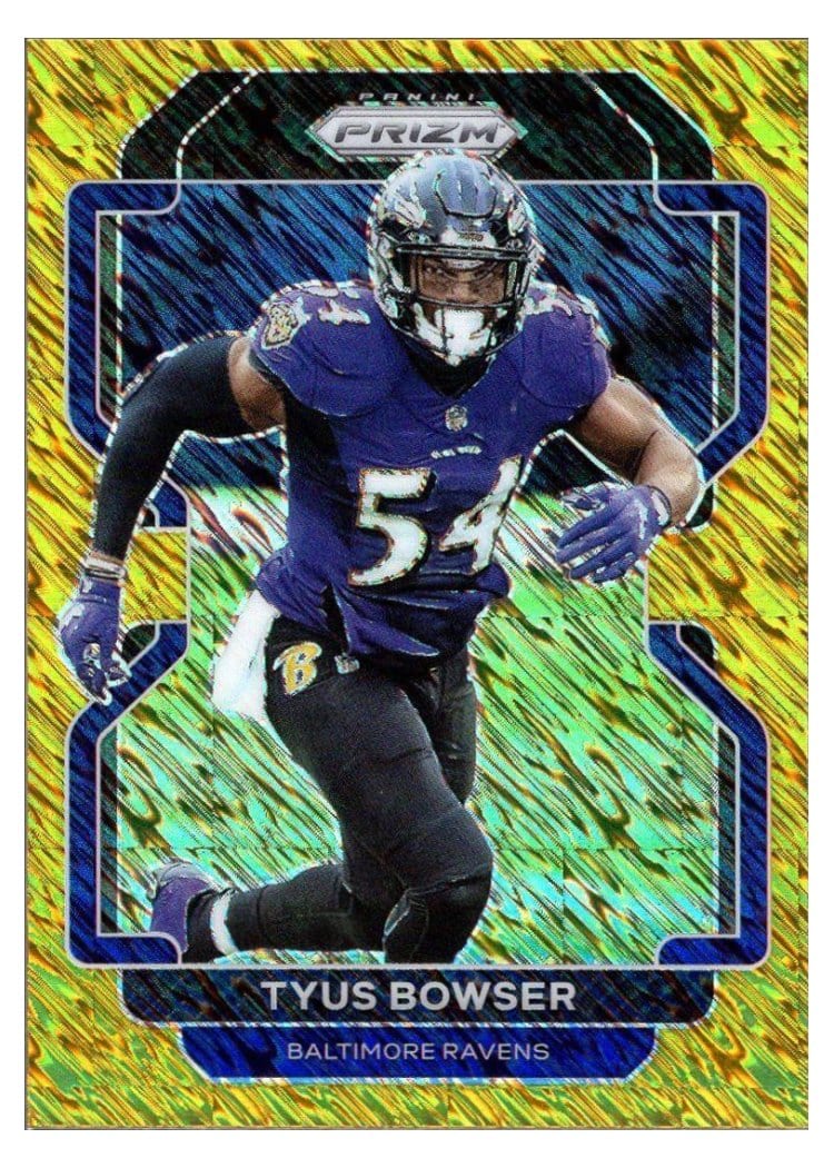 2021 Panini Prizm Base Set Tyus Bowser #286 card