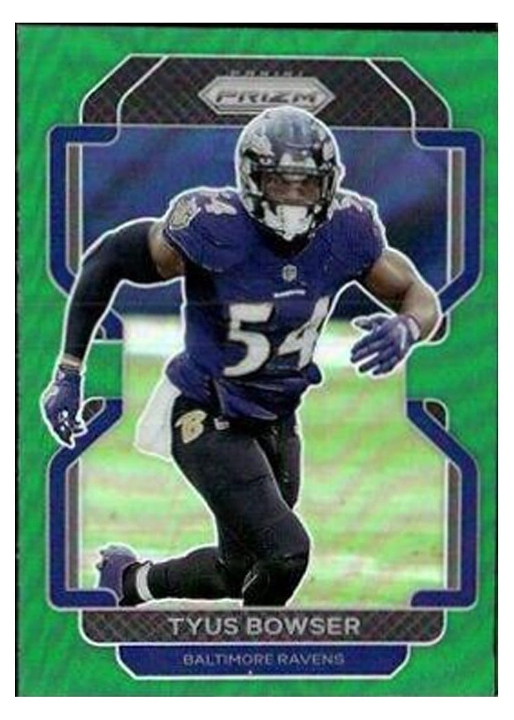 2021 Panini Prizm Base Set Tyus Bowser #286 card