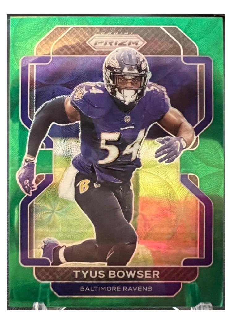 2021 Panini Prizm Base Set Tyus Bowser #286 card