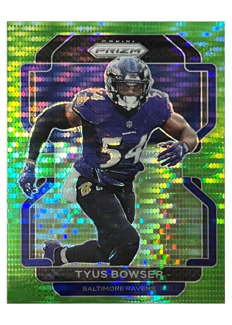 2021 Panini Prizm Base Set Tyus Bowser #286 card