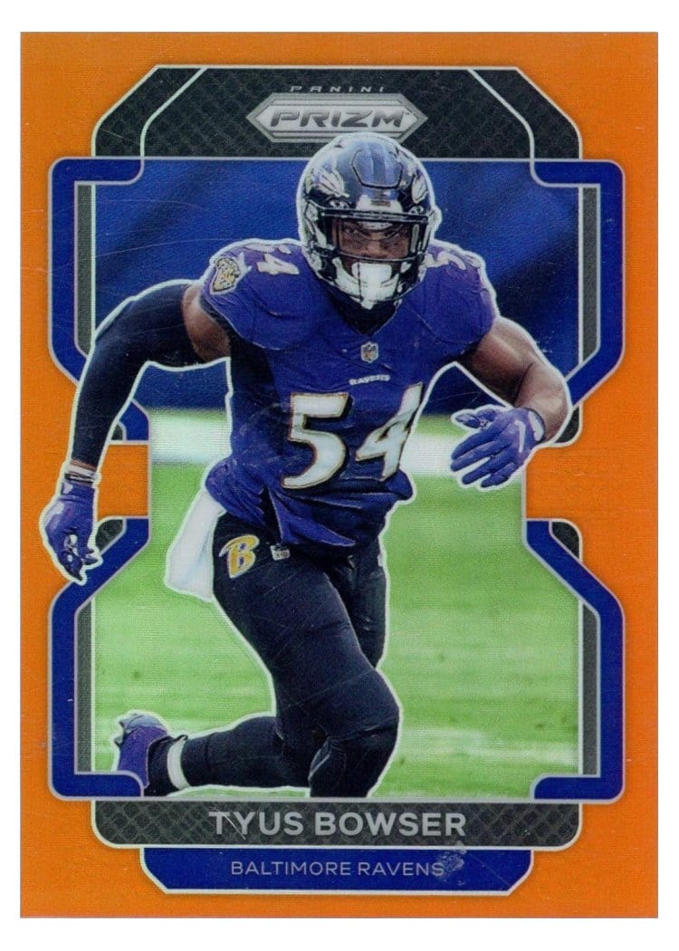 2021 Panini Prizm Base Set Tyus Bowser #286 card