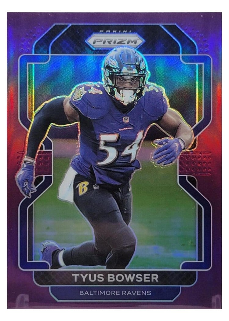 2021 Panini Prizm Base Set Tyus Bowser #286 card