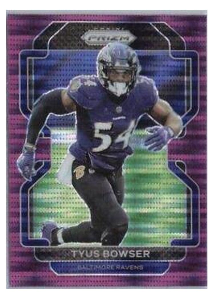 2021 Panini Prizm Base Set Tyus Bowser #286 card
