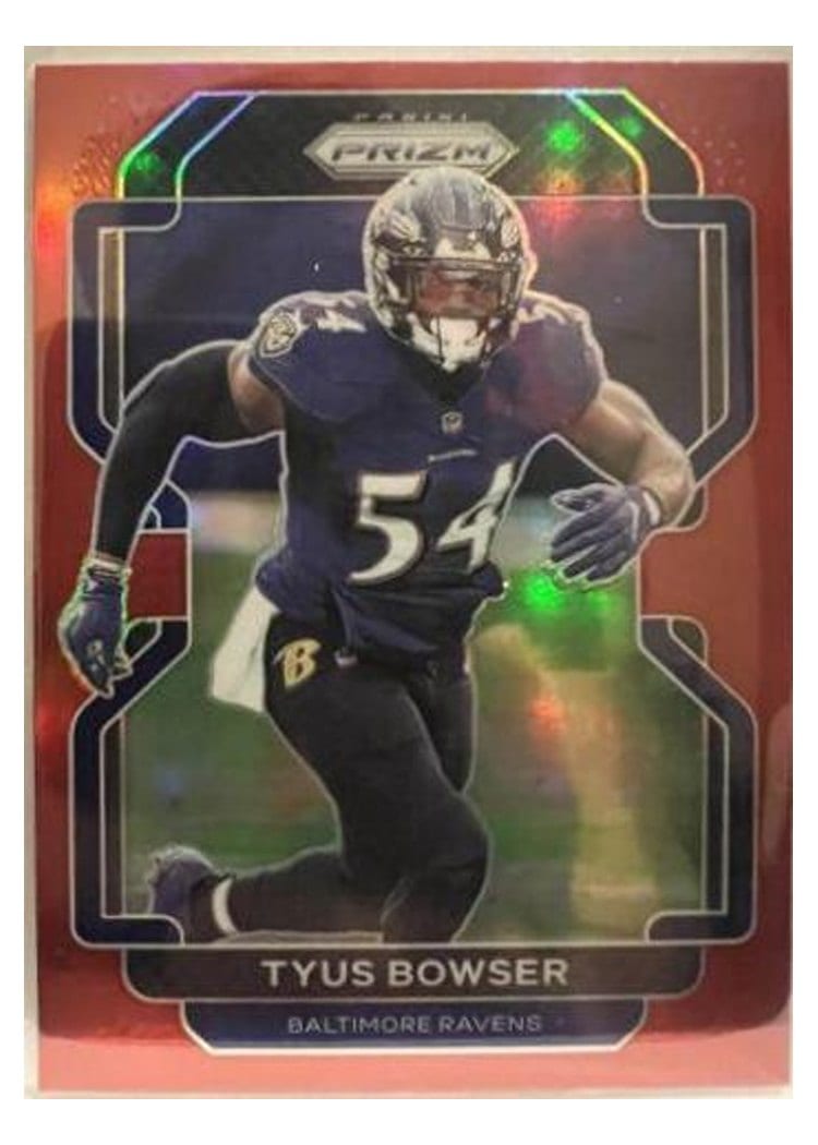 2021 Panini Prizm Base Set Tyus Bowser #286 card