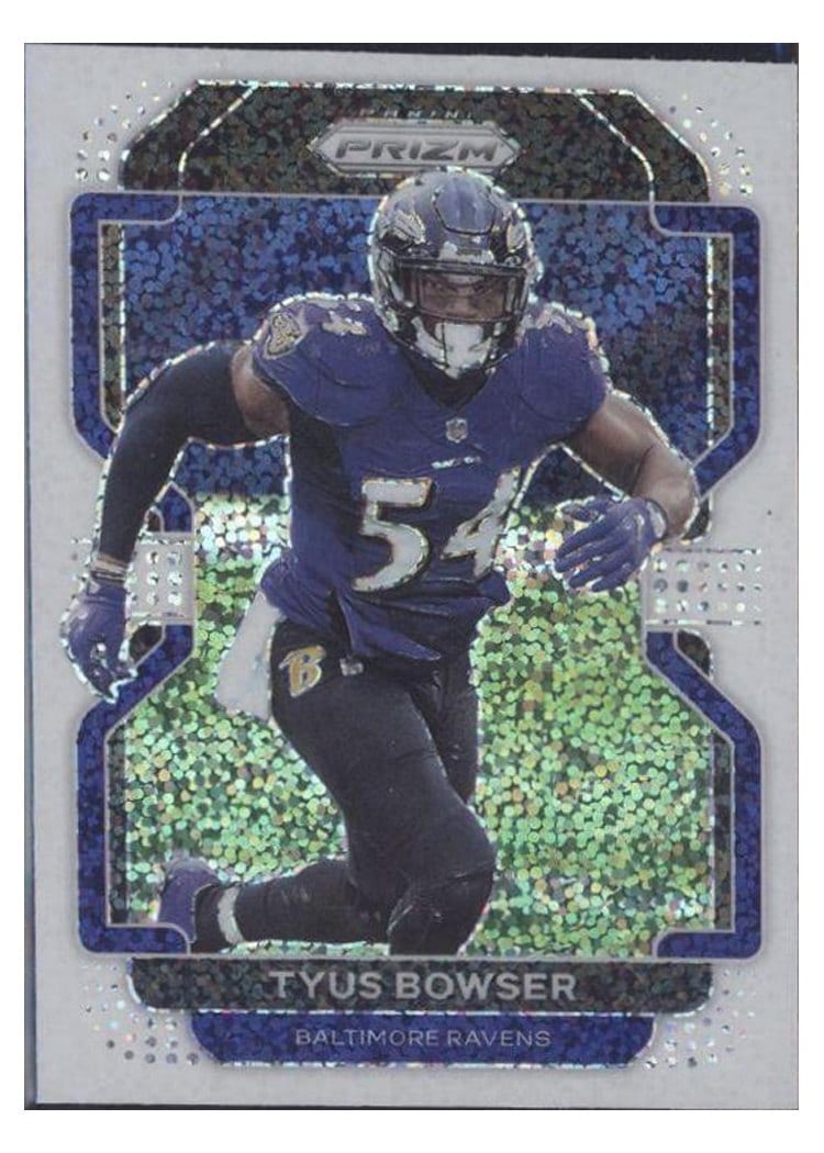 2021 Panini Prizm Base Set Tyus Bowser #286 card