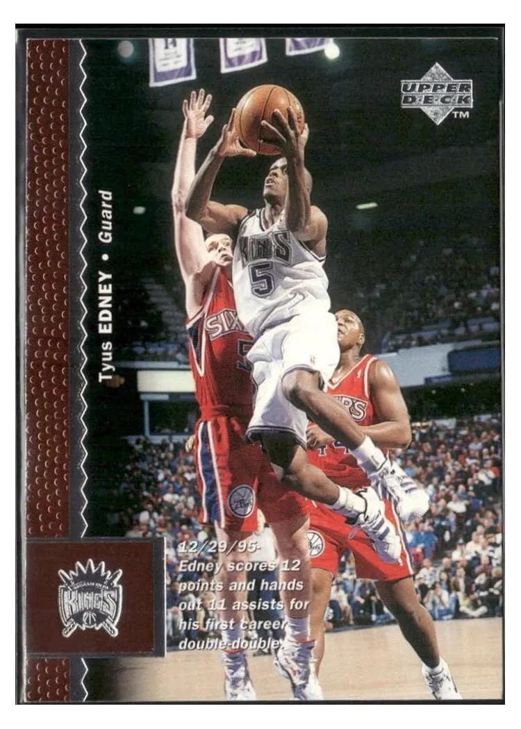 1996 Upper Deck Tyus Edney #104 card
