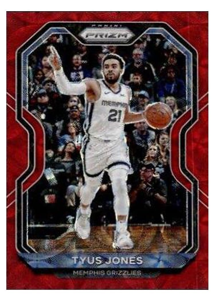 2020-21 Panini Prizm Base Set Tyus Jones #21 card