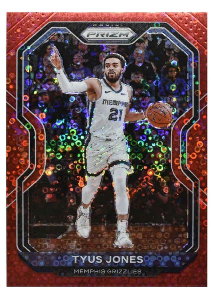 2020-21 Panini Prizm Base Set Tyus Jones #21 card