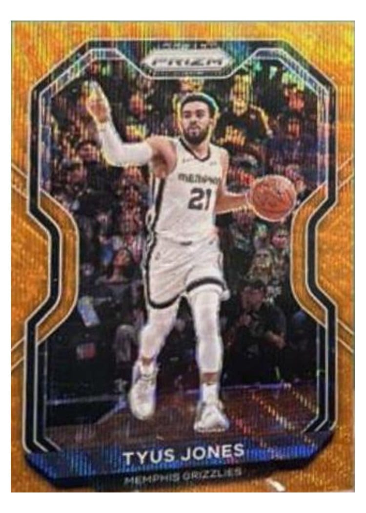 2020-21 Panini Prizm Base Set Tyus Jones #21 card