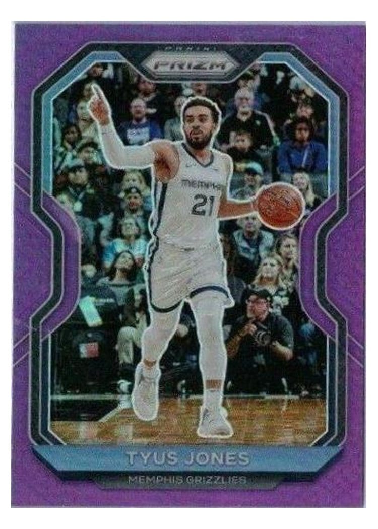 2020-21 Panini Prizm Base Set Tyus Jones #21 card