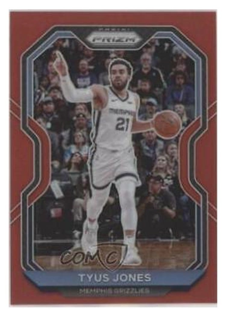 2020-21 Panini Prizm Base Set Tyus Jones #21 card