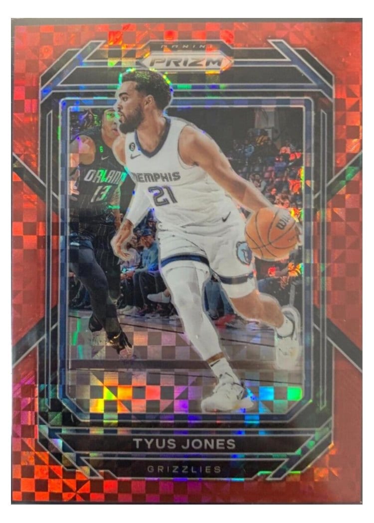 2022-23 Panini Prizm Base Set Tyus Jones #212 card